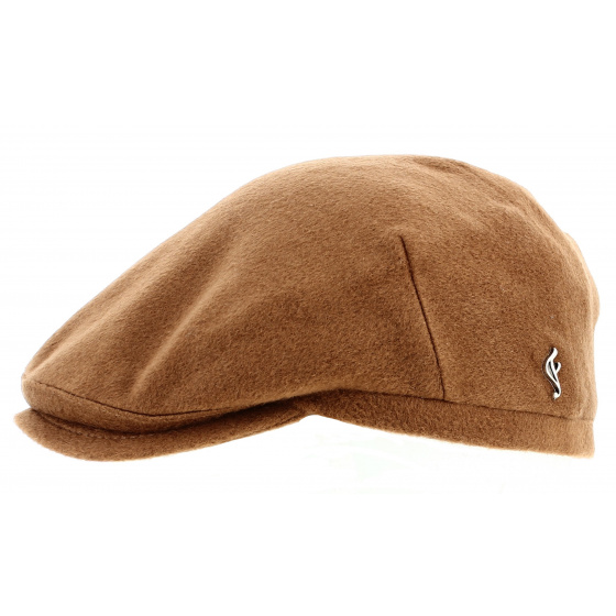 Niels Cashmere Flat Cap Camel - Fléchet Niels Cashmere Flat Cap Camel - Fléchet
