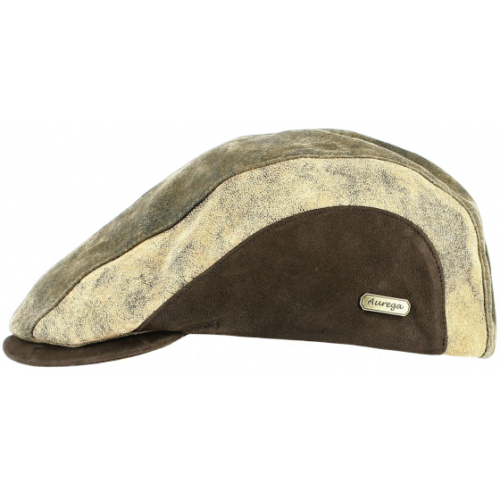 Casquette Plate Verona Patchwork Cuir- Traclet Casquette Plate Verona Patchwork Cuir- Traclet