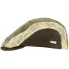 Chambéon Leather Patchwork Flat Cap - Fléchet Reference: 8655 | Chapellerie Traclet