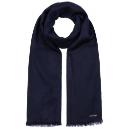 La Foly wool navy blue scarf - Stetson