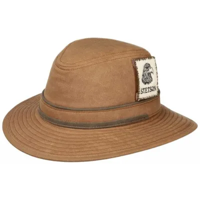 Stetson Kalispell Wax Cognac Traveller Hat Reference: 13887| Traclet Hat Shop