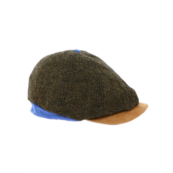 Gavroche brown striped cap Basile - Traclet