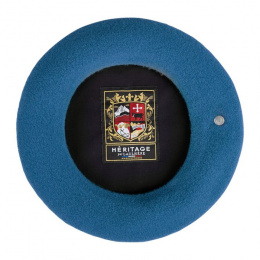 Authentic Peacock Wool Beret - Heritage by Laulhère