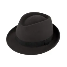 Bilbao Grey Felt Porkpie Hat - Traclet Reference: 11056 | Traclet Hatters