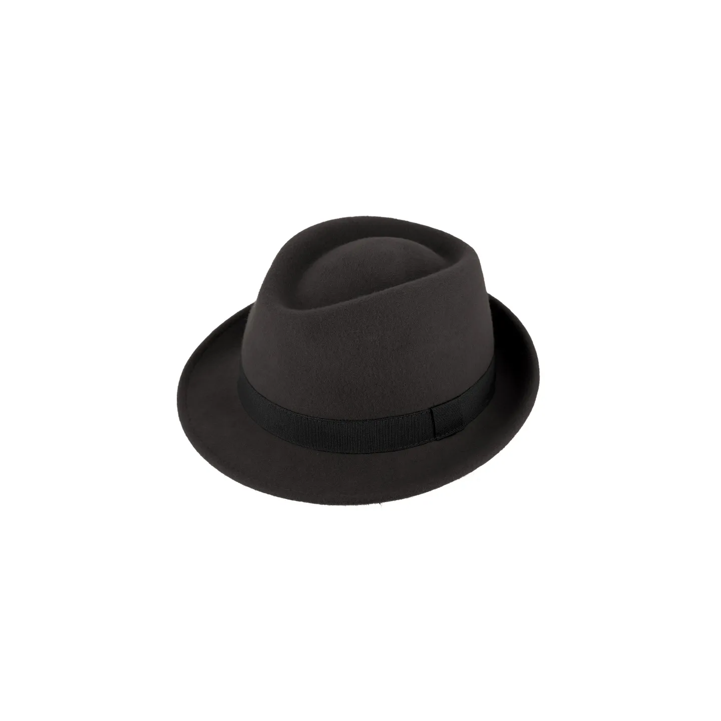 Chapeau Porkpie Bilbao feutre Gris - Traclet Reference : 11056 | Chapellerie Traclet