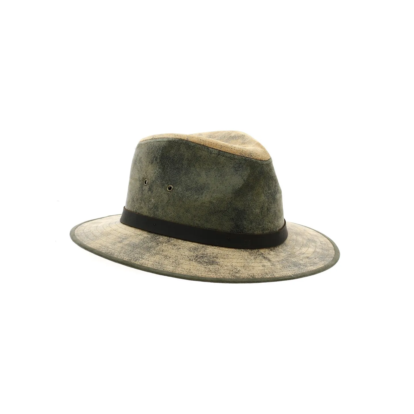 Chapeau Auckland cuir Marron - Traclet