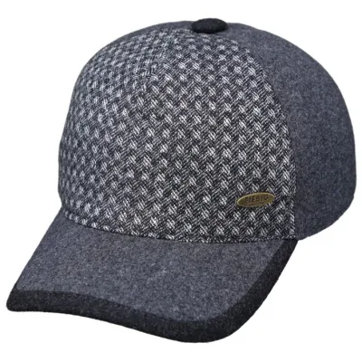 Baseball Fitted Mod Wool Cap Grey - Traclet   Reference: 13914| Traclet Hat Shop