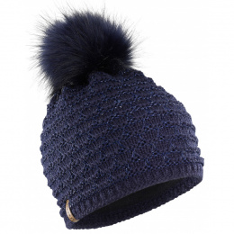 Zélie Marine Pompon Hat - Le Drapo