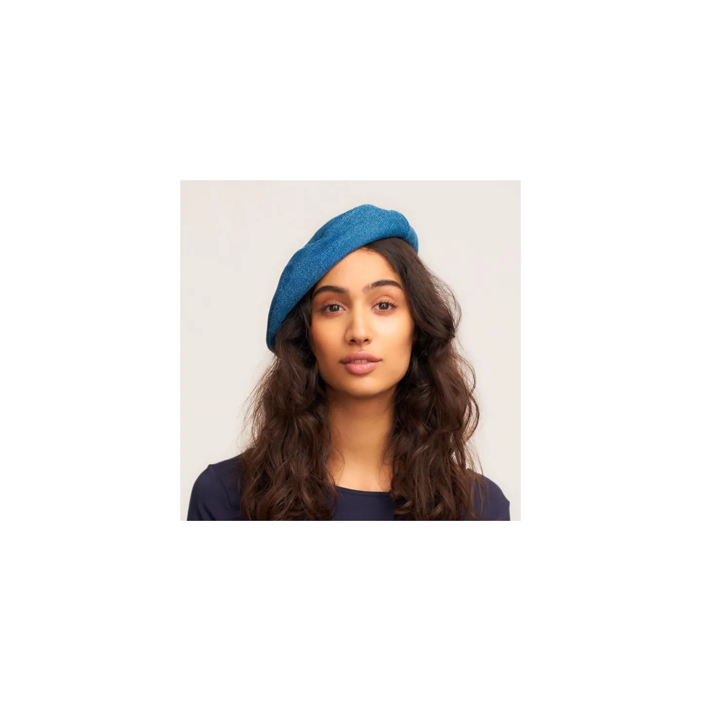 Béret Femme Noah Lin Bleu - Laulhère Reference : 12577 | Chapellerie Traclet