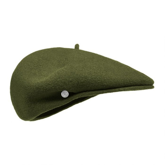 Olive Green St Jean Cap Beret - Heritage by Laulhère