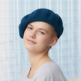 Béret Basque Bleu Paon - Héritage par Laulhère