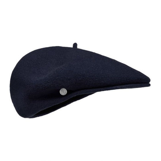 Navy St Jean Beret Cap - Heritage by Laulhère Navy St Jean Beret Cap - Heritage by Laulhère