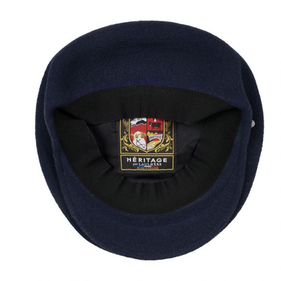 Navy St Jean Beret Cap - Heritage by Laulhère Navy St Jean Beret Cap - Heritage by Laulhère