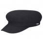 Pierro sailor cap, black wool - Kangol