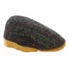 Le Merlo Flat Cap in mustard wool & multicolor - Traclet