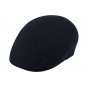 Black Cashmere Flat Cap La Sharko - Traclet
