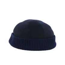 Bonnet Docker laine bleu marine - Traclet