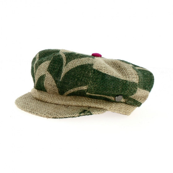 Gavroche Cappuccino Burlap Cap - ReHats