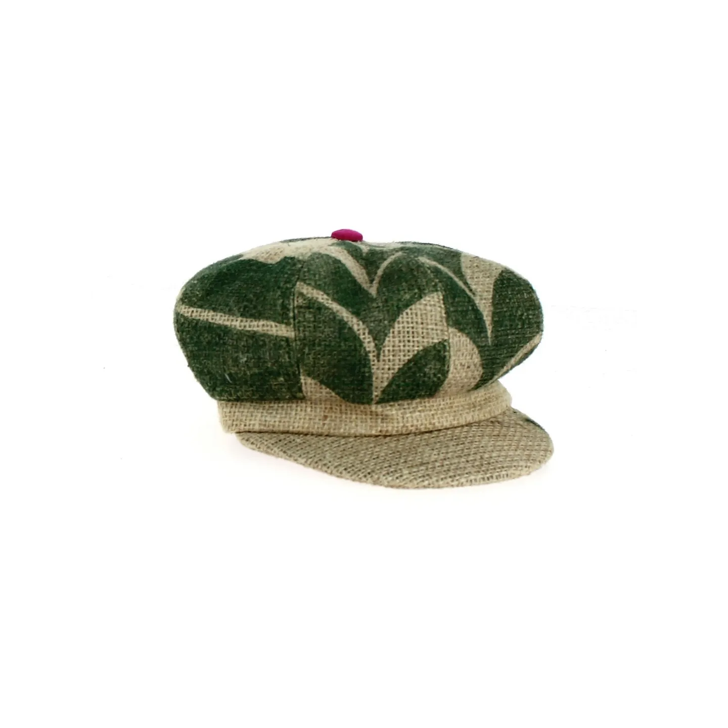 Gavroche Cappuccino Burlap Cap - ReHats