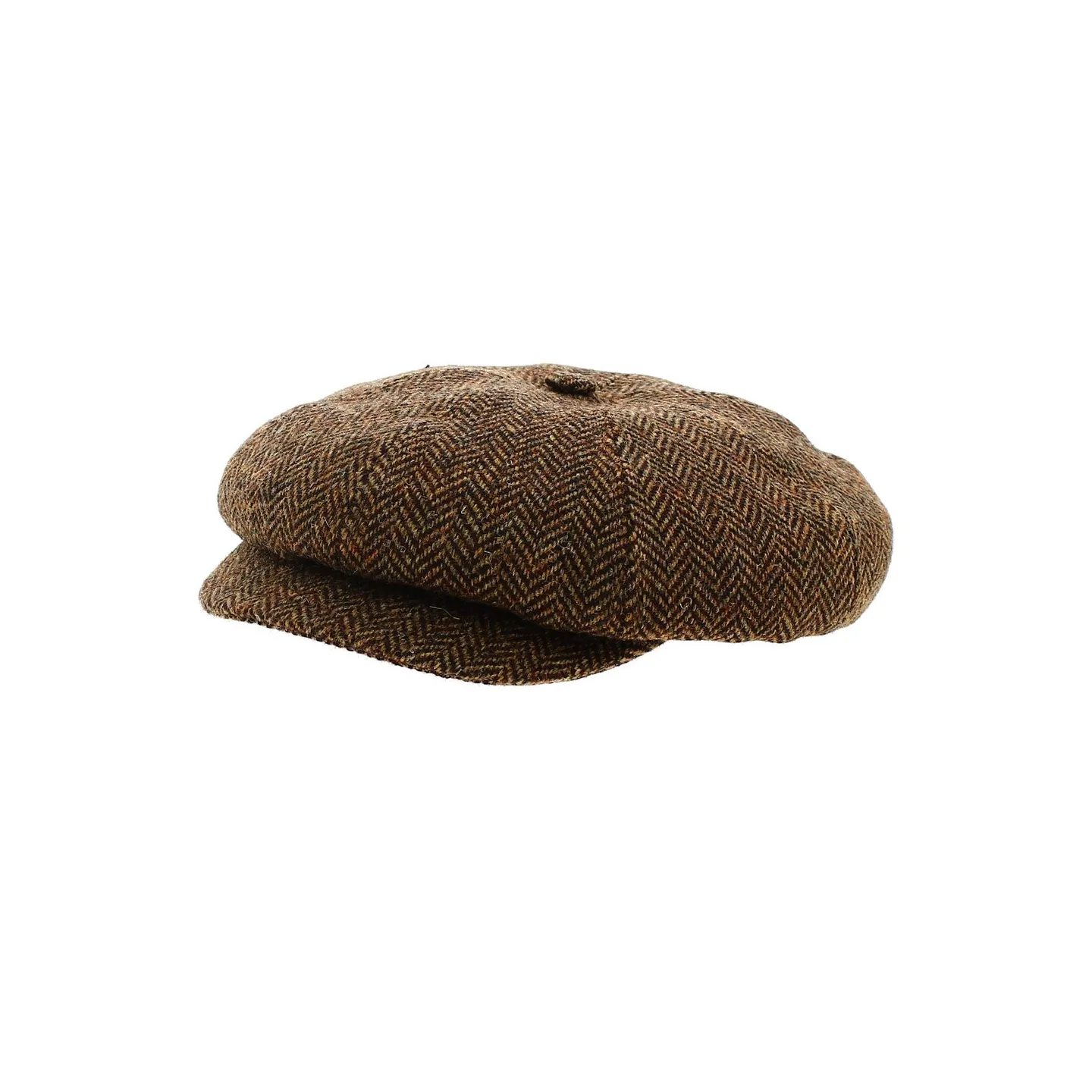 Cap Gavroche Ferdy brown wool - Traclet