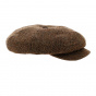 Cap Gavroche Ferdy brown wool - Traclet