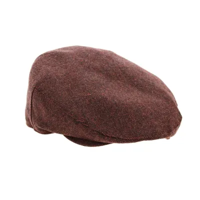 Casquette plate Boris laine cuivre - Crambes