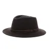 Chapeau Traveller Paris Feutre Laine Marron - Traclet Reference : 7638 | Chapellerie Traclet