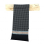 Julian navy blue silk scarf - Traclet
