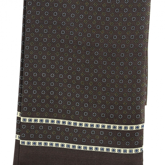 Brown Pola silk scarf - Traclet Brown Pola silk scarf - Traclet