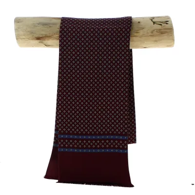 Foulard en soie Nyta bordeaux - Traclet
