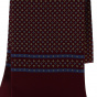 Nyta burgundy silk scarf - Traclet