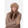 Bonnet-Toque Cable Fausse Fourrure Marron - Barts Reference : 7136 | Chapellerie Traclet