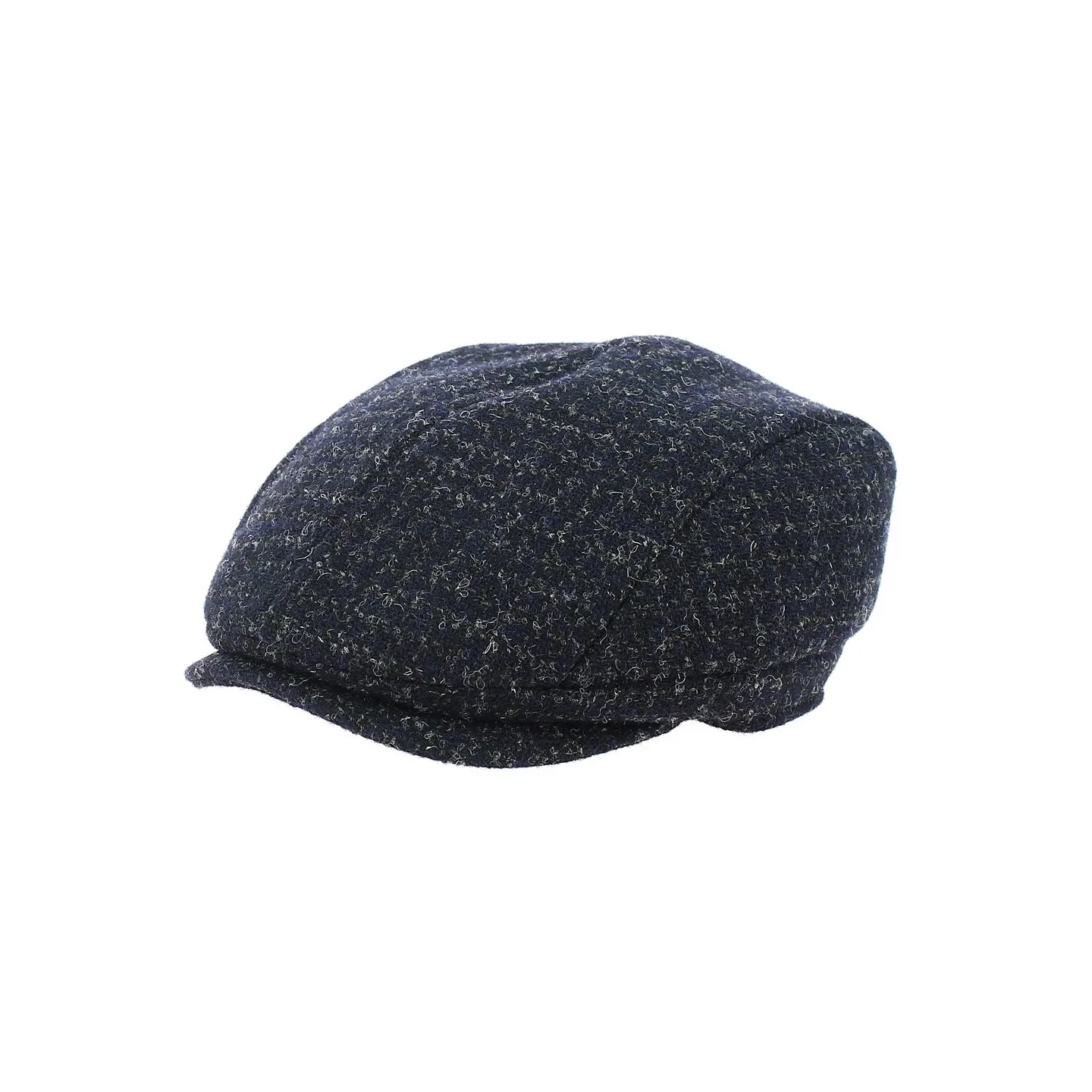 Flat cap Didier wool blue night - Crambes