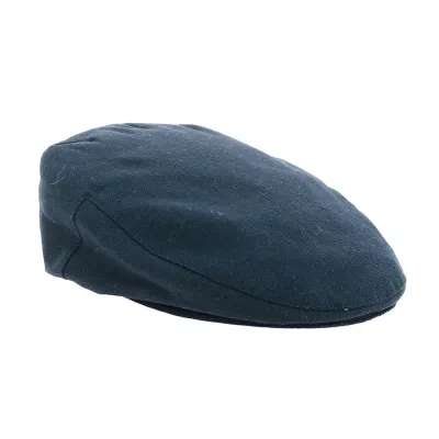 Navy blue cotton flat cap - Traclet