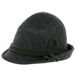 Heather Gray Tyrolean Hat - Traclet