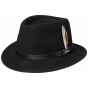 Lindsey Traveller Hat Felt Vitafelt Black - Stetson