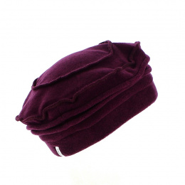 Toque Polaire Naomi Violet aubergine - Traclet