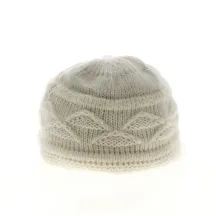 Beret Bonnet Funny angora blanc - Traclet