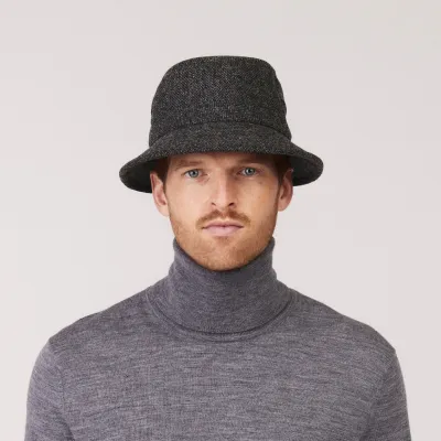Bob Cache-Oreilles Le Warmth Gris Herringbone - Tilley