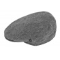 Adam Linen Flat Cap Anthracite - Traclet