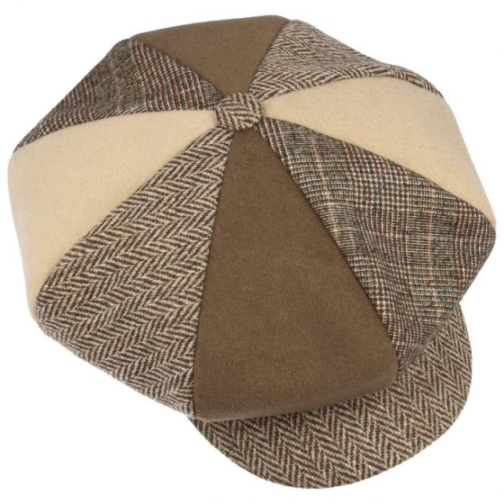 Newsboy Cap Kathi patchwork - Mayser
