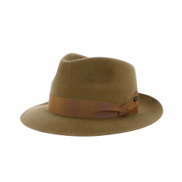 Bogarte Beige- Flechet fedora hat