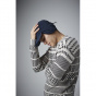 Waterproof mountain cap with earflaps Navy - Traclet