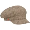 Casquette Gavroche Coco Tweed Marron & Beige