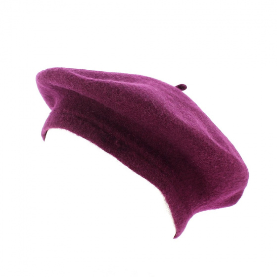 Beret saint germain plum