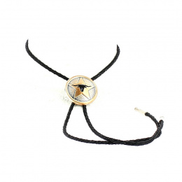 Bolo Tie Gold Bull's Head
