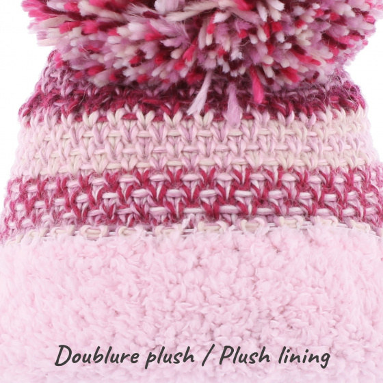 Justin pink pompom hat - Herman
