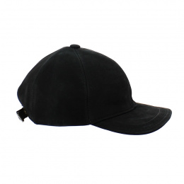American black leather cap - Flechet