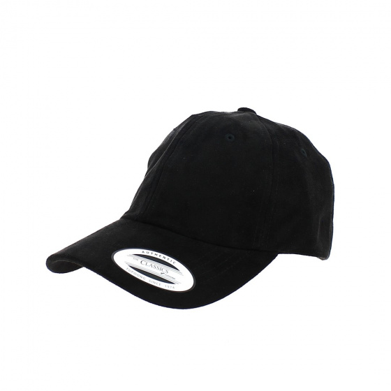 Casquette Baseball Polo Velours Noir - Traclet
