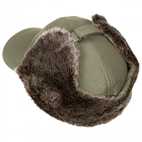 Sherwood Hunter's Cap with Ear Flaps Khaki - Traclet